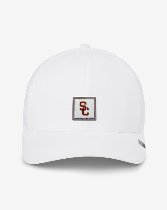 Men|Accessories|Game Day|New USC Leather Patch Snapback Hat