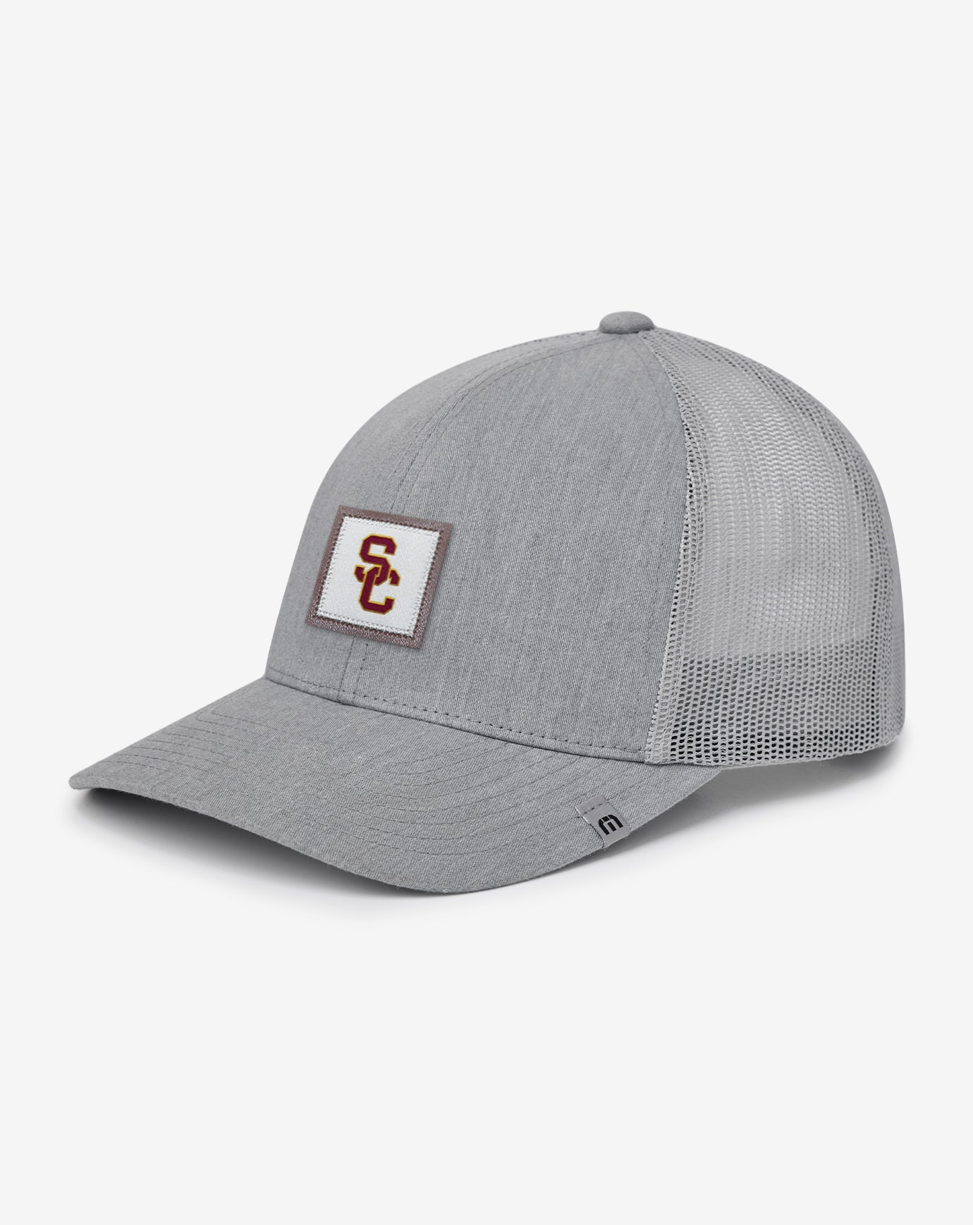 Men|Accessories|Game Day|New USC Leather Patch Snapback Hat