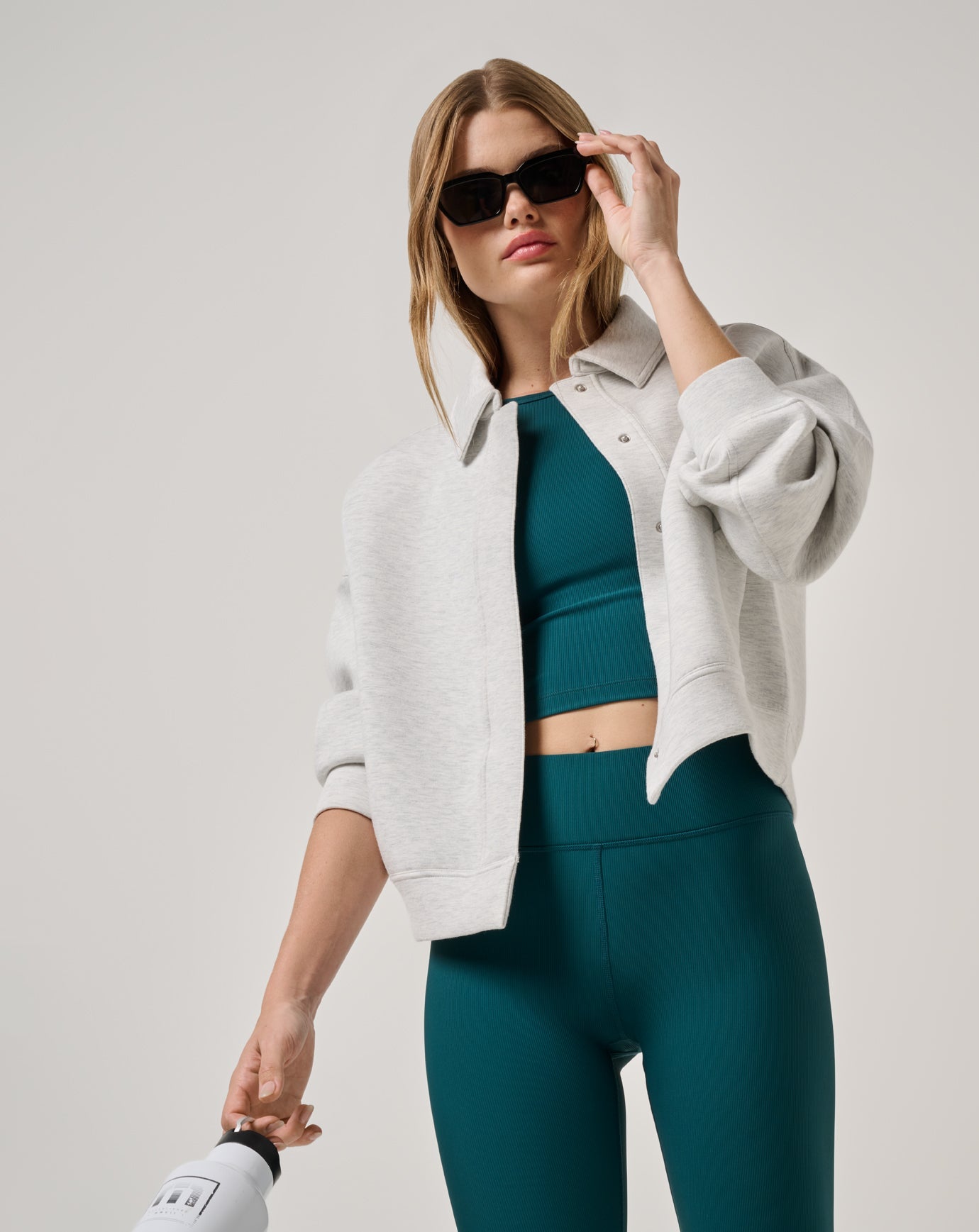 Women Cloudscape Button Down