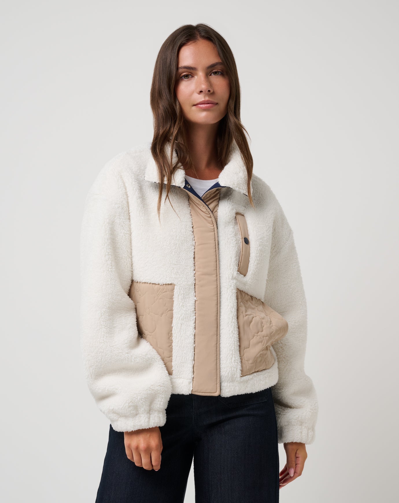 Women Artful Sherpa Jacket