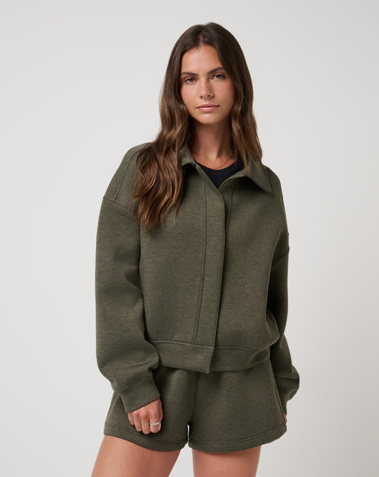 Women Cloudscape Button Down