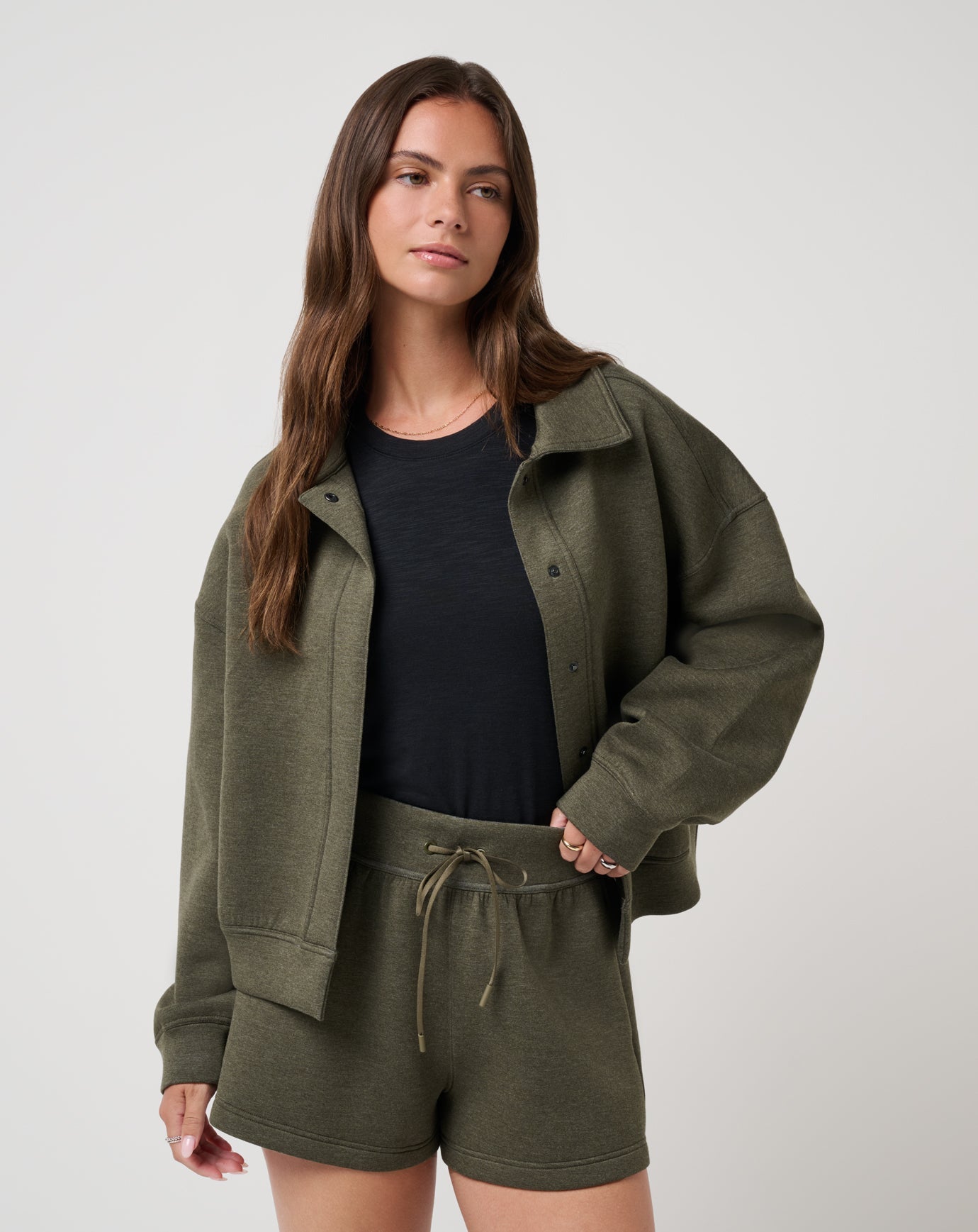 Women Cloudscape Button Down