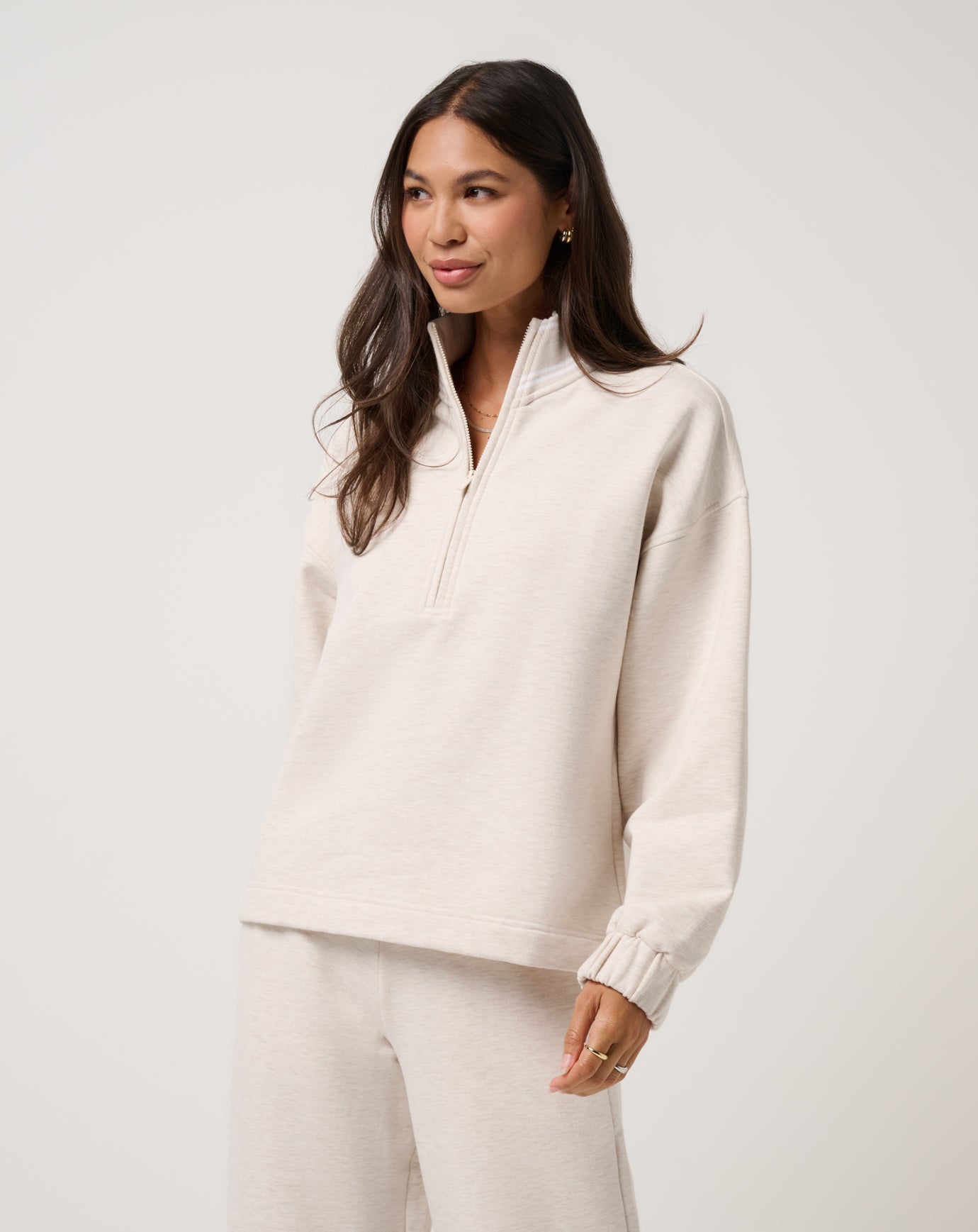 Women Cloud Fleece Clubside Half Zip