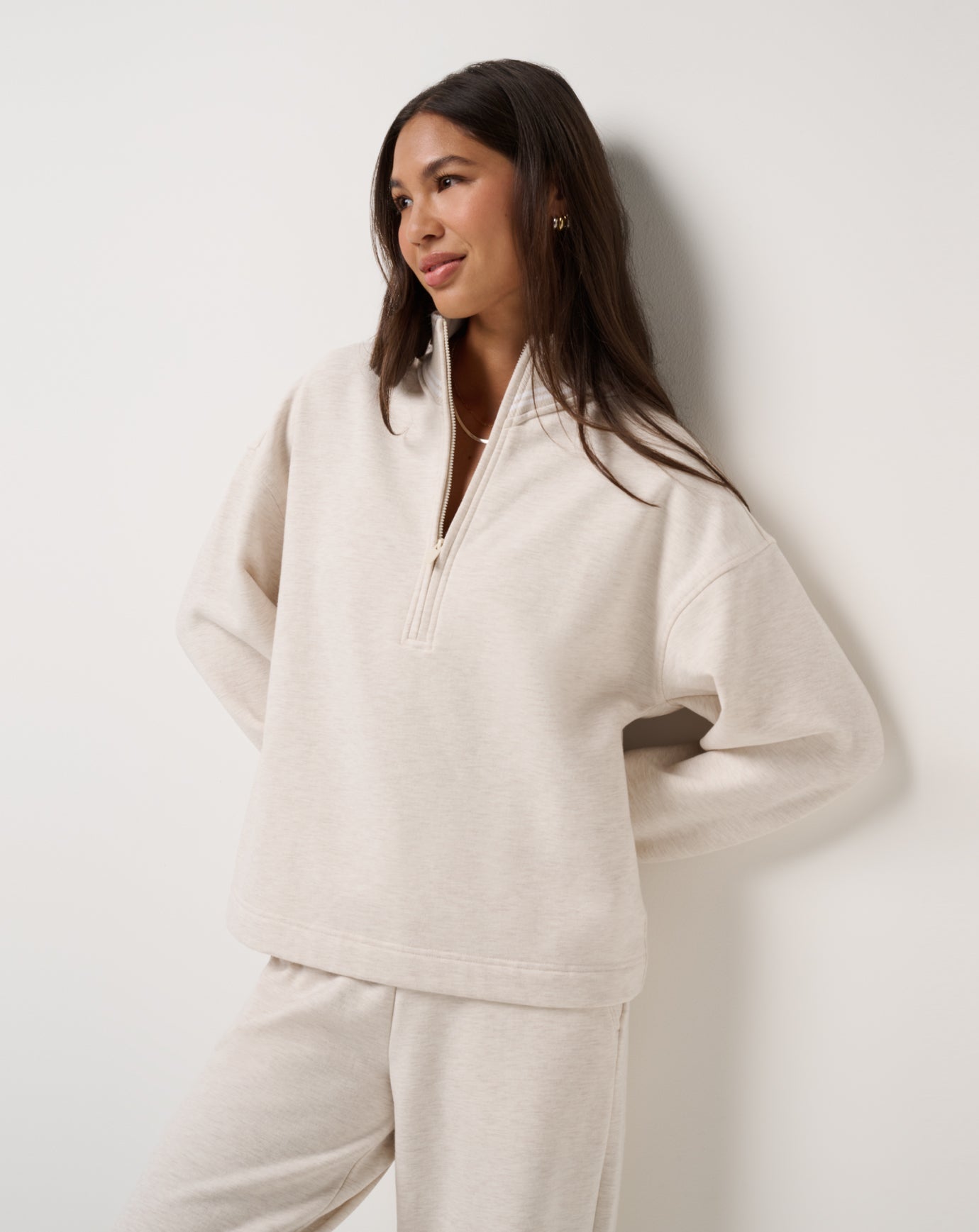 Women Cloud Fleece Clubside Half Zip
