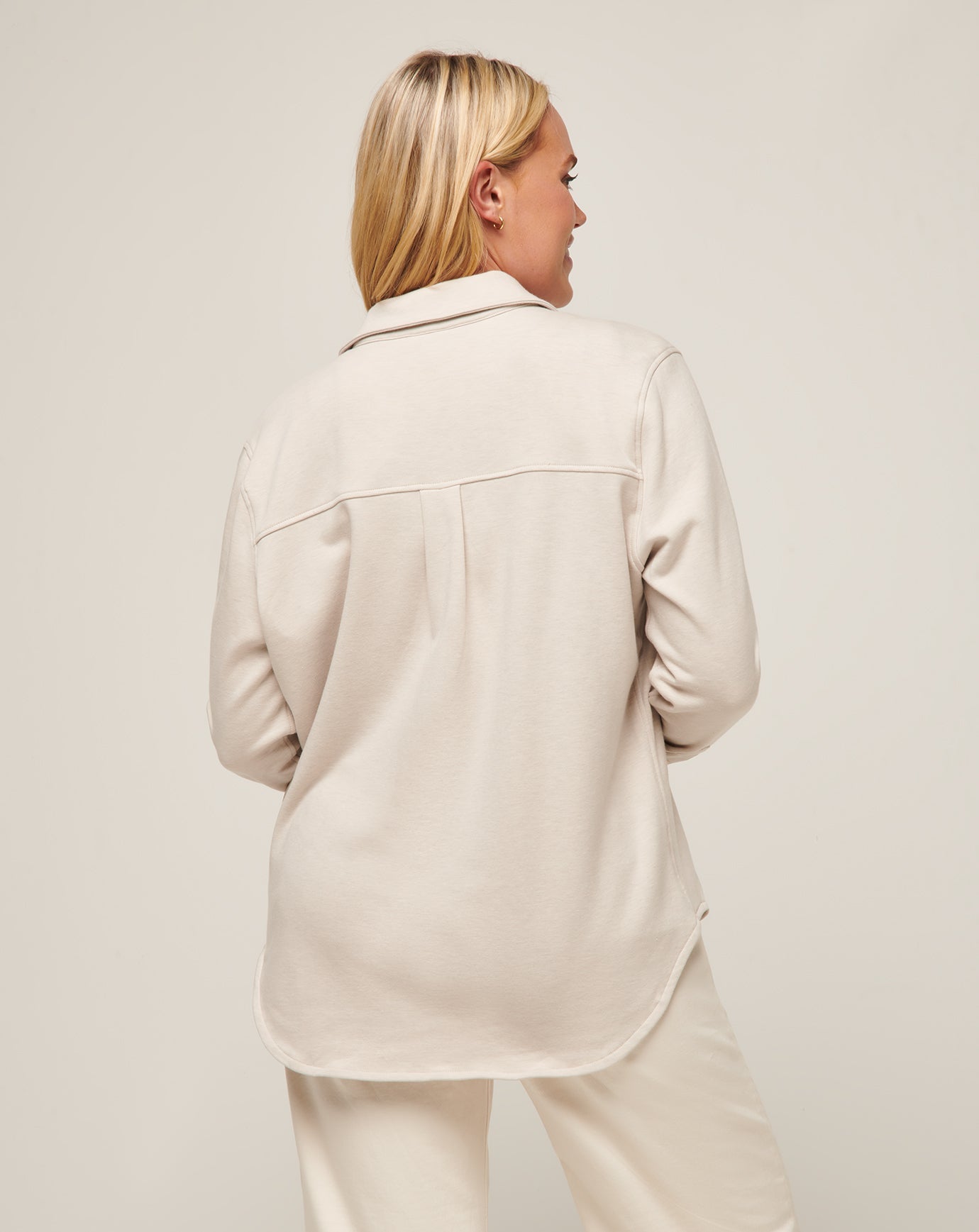 Women Cloud Fleece Shacket