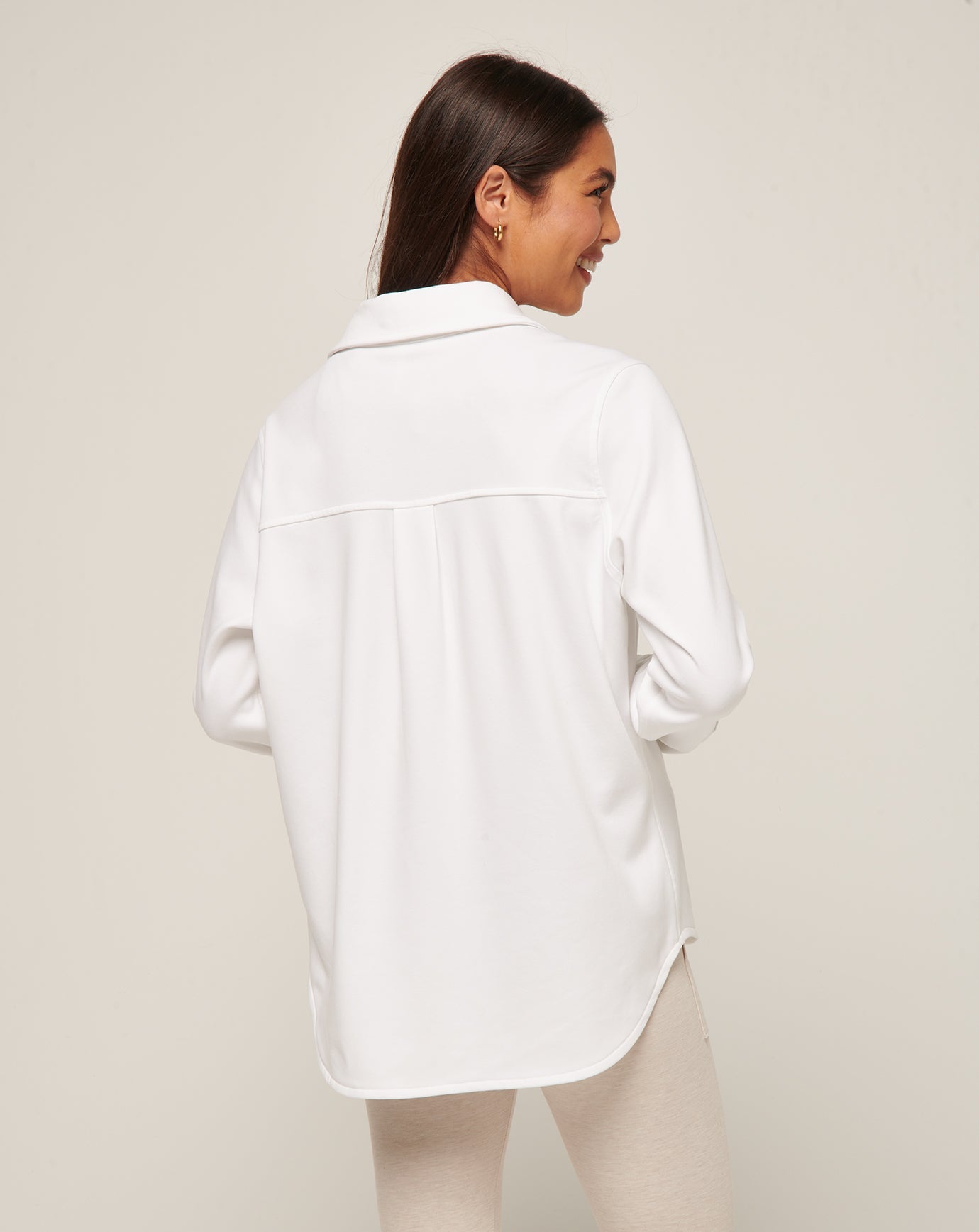 Women Cloud Fleece Shacket