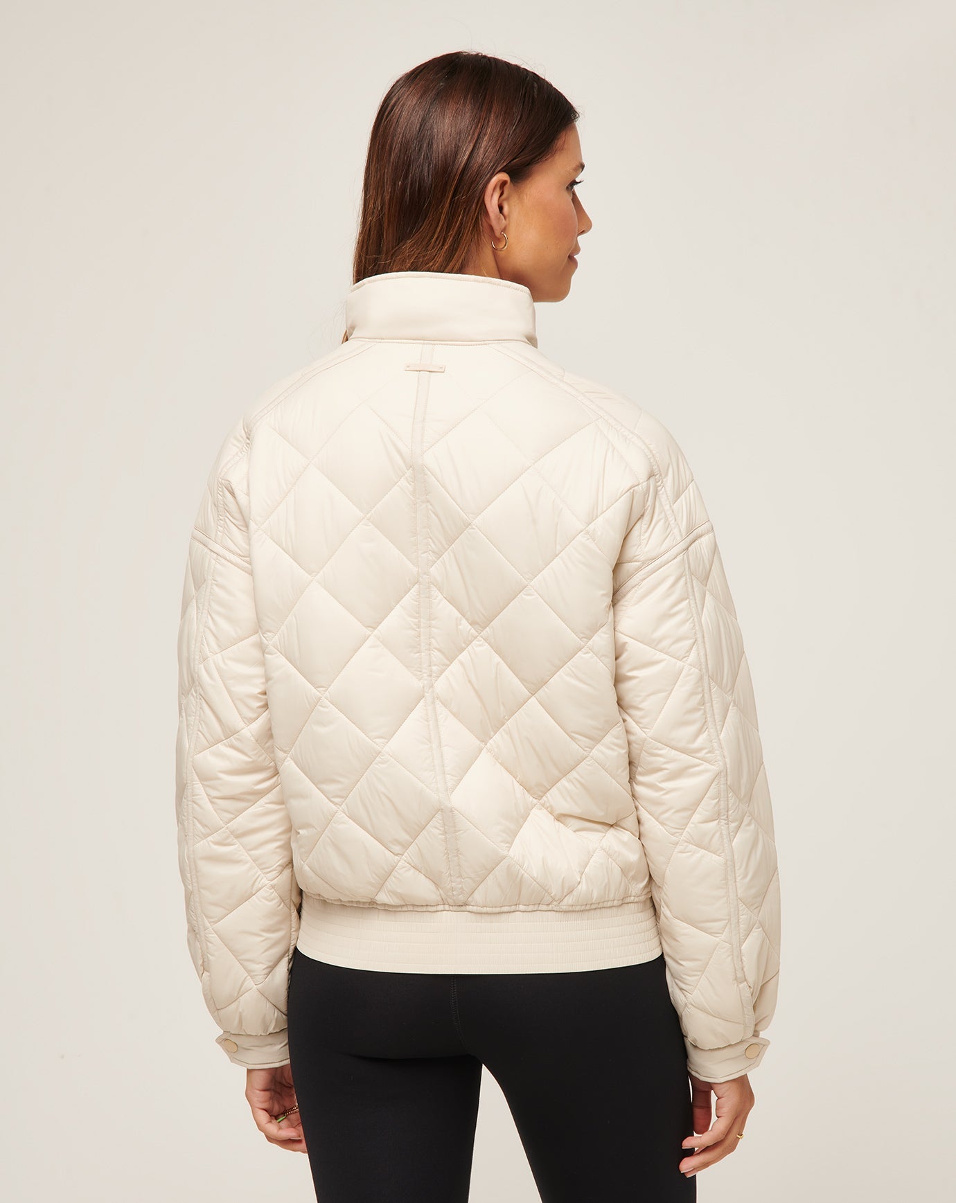 Women Lights At Night Quilted Jacket