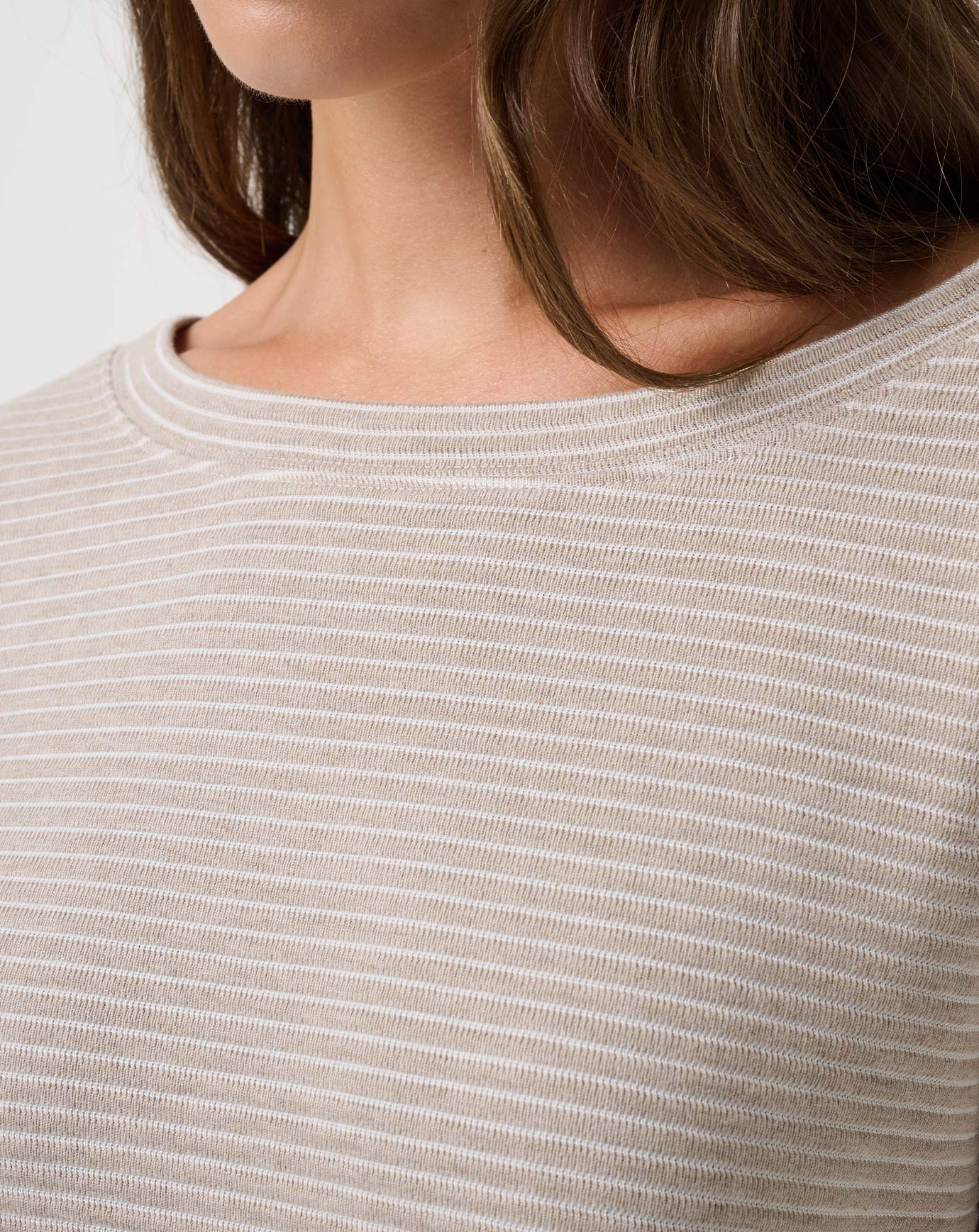 Women Coastal Rib Yacht Me Pullover