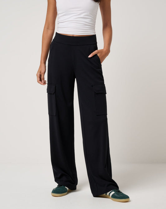 Women Friday Doubleknit Utility Wide Leg Pant