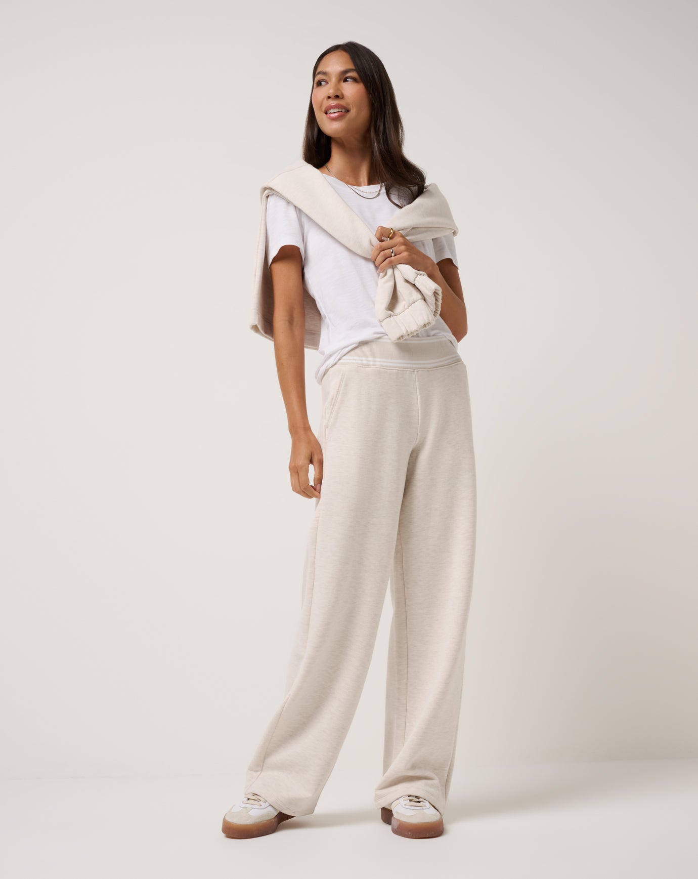 Women Cloud Fleece Clubside Wide Leg Pant