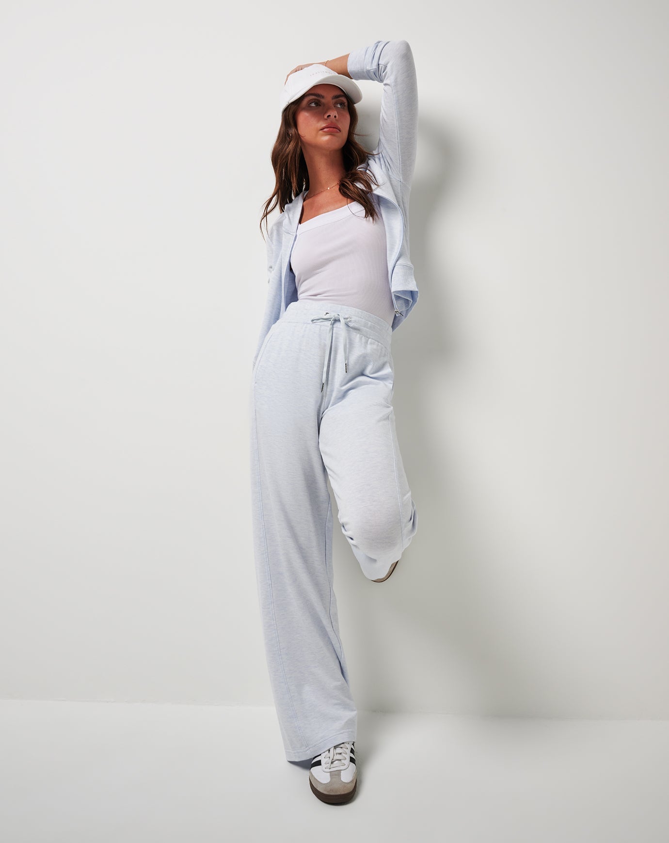 Women Cloud Terry Wide Leg Pant