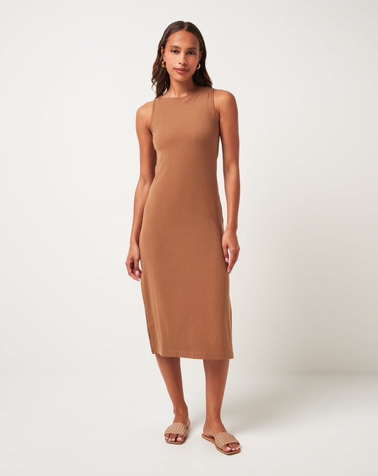 Women Cloud Rib Hadley Wood Dress