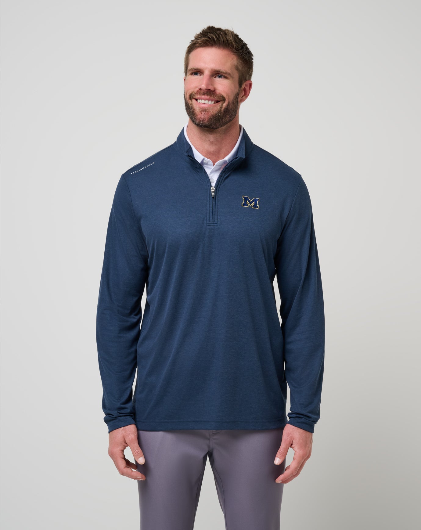 Game Day|New Michigan Time To Tailgate Quarter Zip