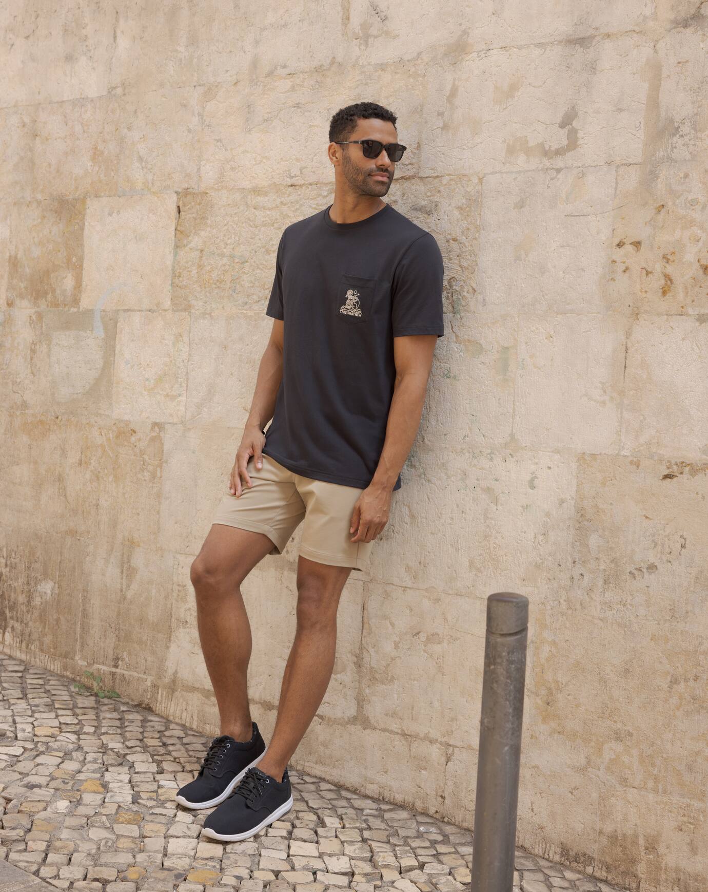 Men Lost Cave Pocket Tee